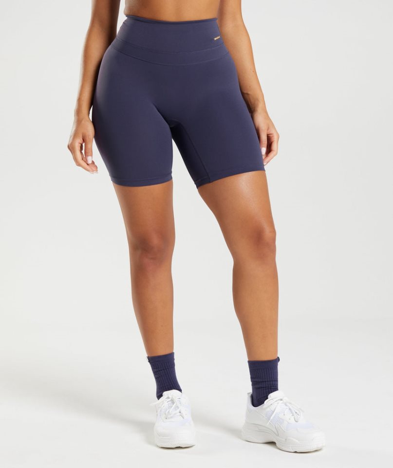 Women\'s Gymshark Whitney Cycling Shorts Navy | NZ 3ICZKO